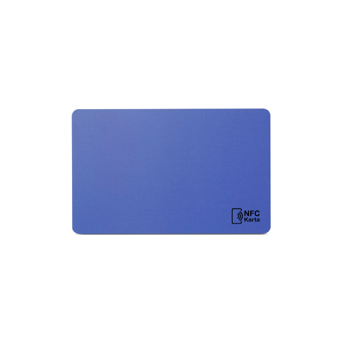 Light Blue NFC Κάρτα – Laser Engraved (PVC)