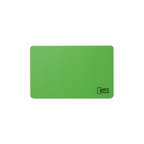 Light Green NFC Κάρτα – Laser Engraved (PVC)